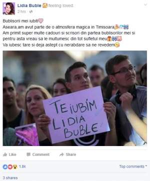 FOTO / În timp ce Răzvan Simion semna divorţul, Lidia Buble petrecea! "Deja aştept să ne revedem"