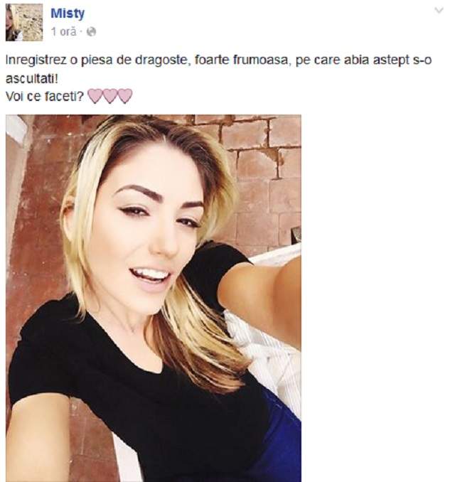 Misty, reacţie după ce a aflat că Andreea Bălan e gravidă! Ce a apărut pe pagina de Facebook a iubitei lui Keo