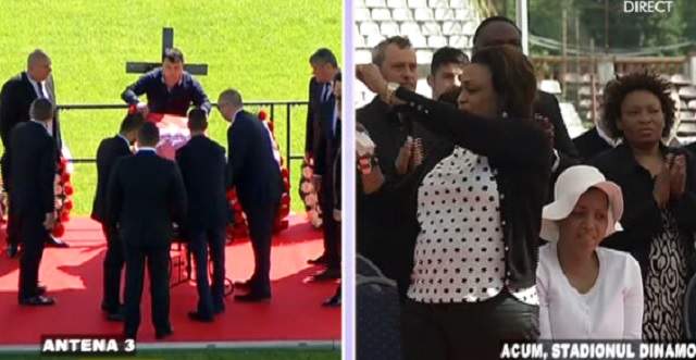 Reacția neașteptată a femeii de lângă Nathalie Ekeng, când a văzut cum a fost primit sportivul de suporteri pe stadionul Dinamo