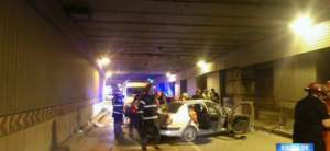 VIDEO / Accident grav în Capitală! Şoferul şi-a pierdut viaţa