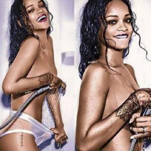 VIDEO & FOTO / Rihanna, fără sutien şi cu duşul în chiloţei! Imaginile care au făcut deliciul multor bărbaţi