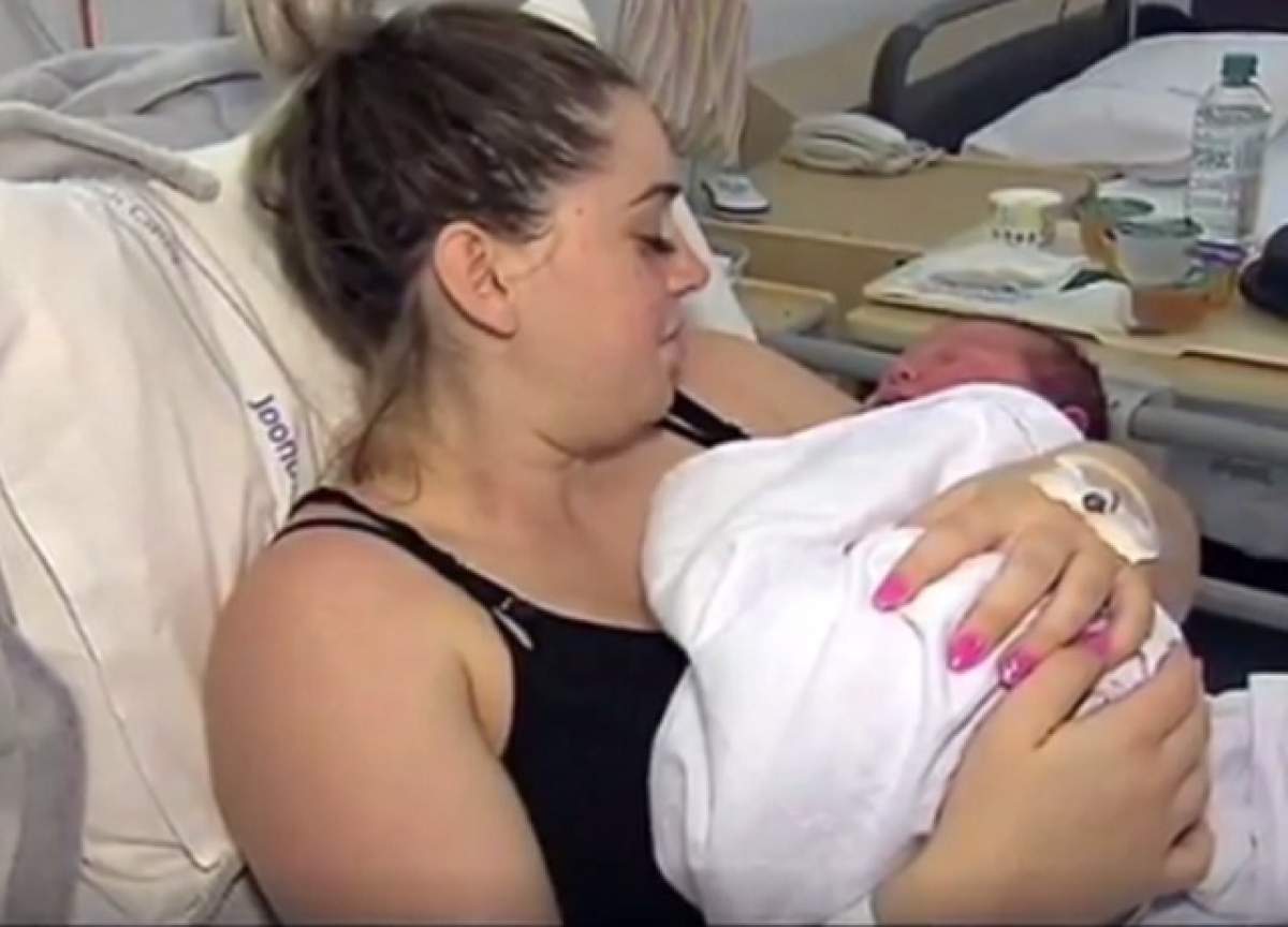 VIDEO / A adus pe lume un bebeluş gigant şi a reuşit să impresioneze medicii! Cum arată copilul de aproape şase kilograme