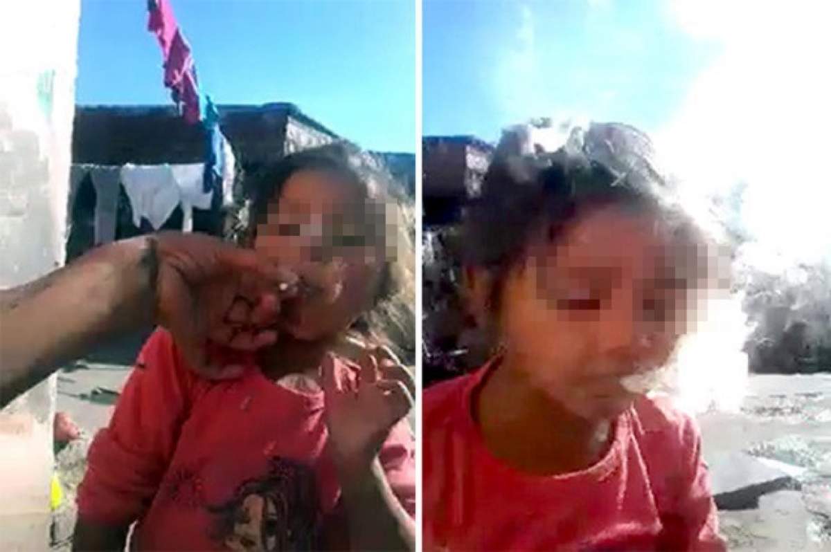 VIDEO / Imagini ŞOCANTE! O fetiţă, obligată să se DROGHEZE de mama ei