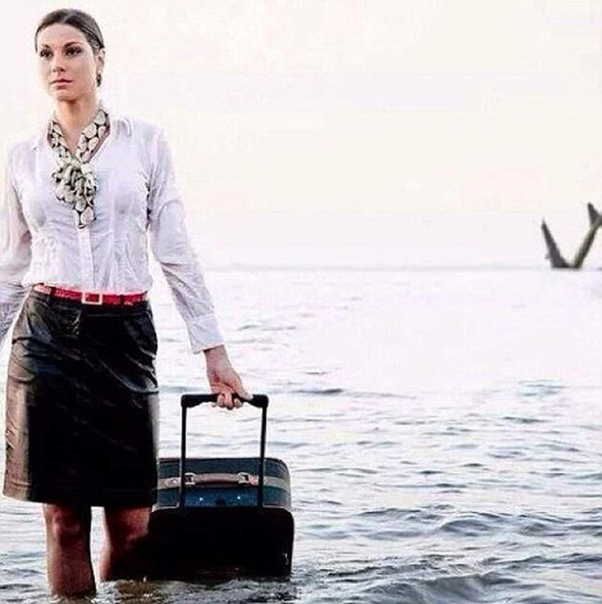 Premoniţie sau coincidenţă? Fotografia postată de o stewardesă de la bordul avionului EgyptAir, înainte de tragedie