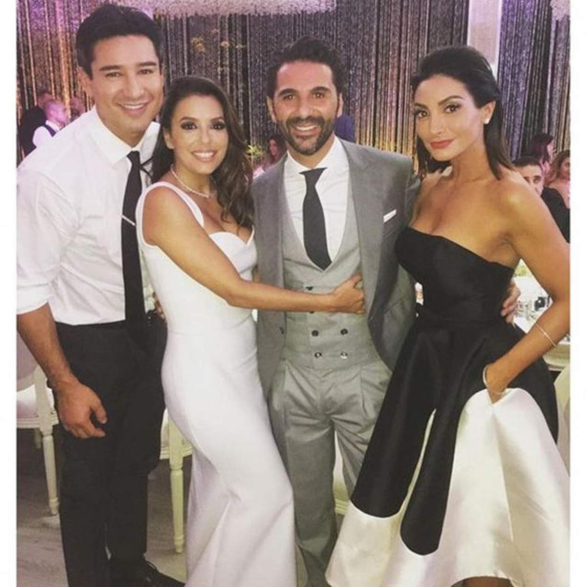 FOTO / Eva Longoria a spus ”da” pentru a treia oară. Toată lumea bună a venit la petrecerea de fițe a actriței