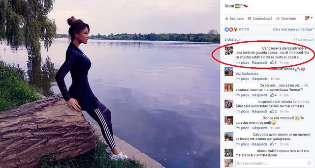 Bianca Drăguşanu, ce ai făcut cu Photoshop-ul? Imaginea a stârnit controverse: "Când iese la plimbare lasă burta de gravidă acasă"