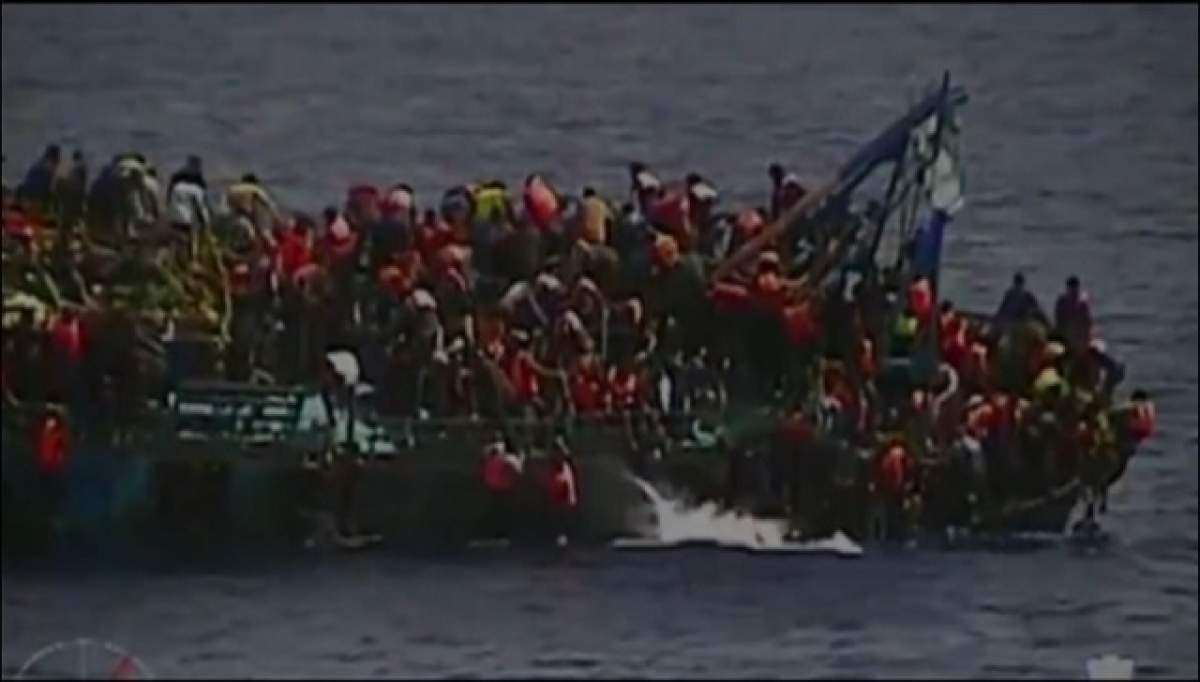 VIDEO / Au apucat-o durerile facerii pe barca de salvare. Ce s-a întâmplat cu refugiata