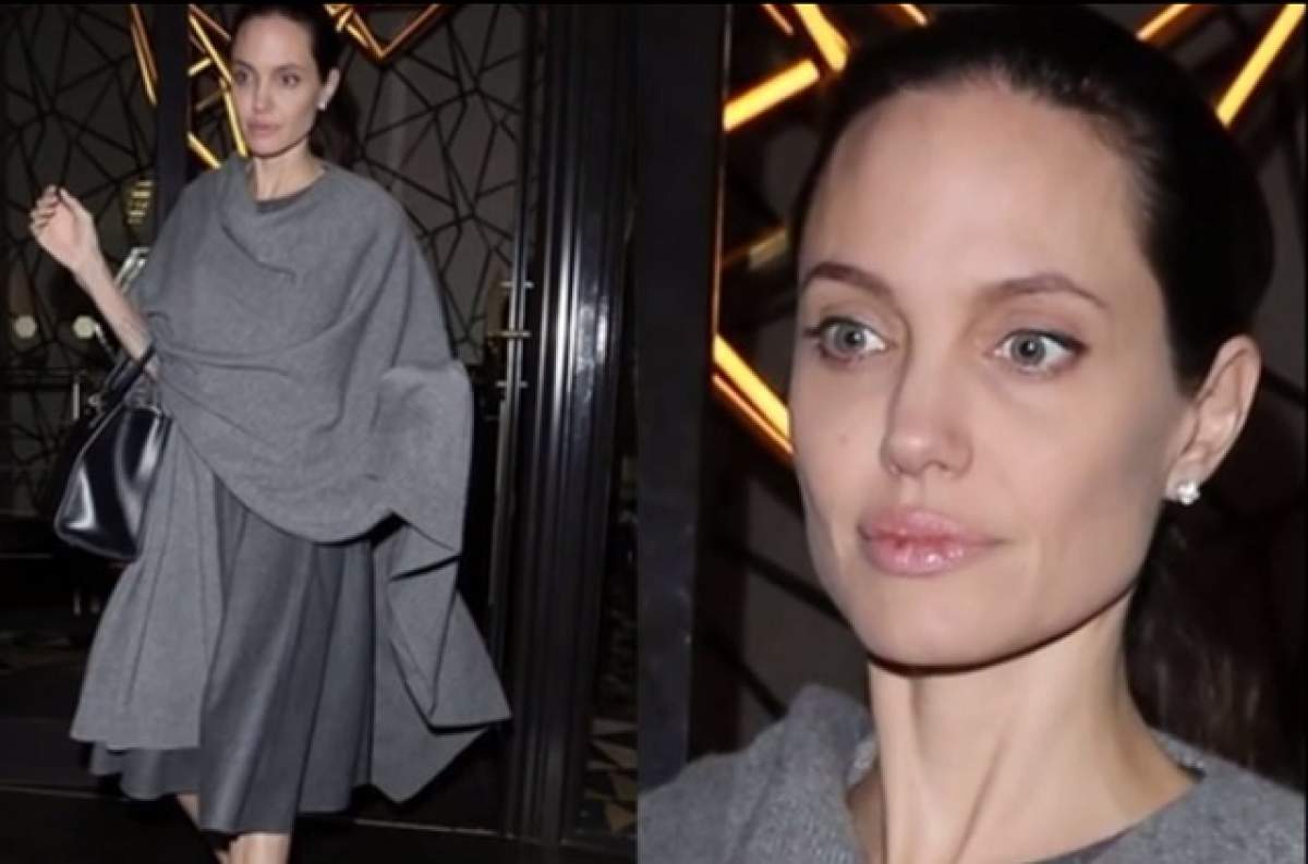 FOTO / Din ce în ce mai rău! Angelina Jolie, în pragul anorexiei! Actriţa a ajuns să cântărească 35 de kilograme