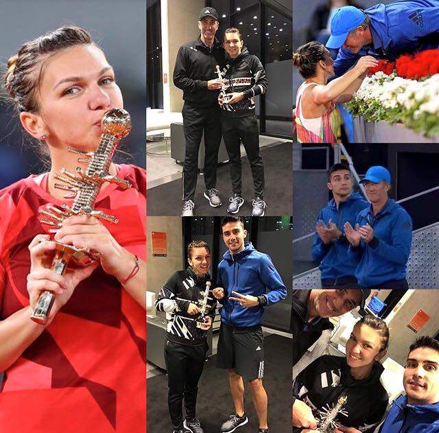 Ce a apărut pe pagina de Facebook a Simonei Halep, după ce a câştigat trofeul de la Madrid