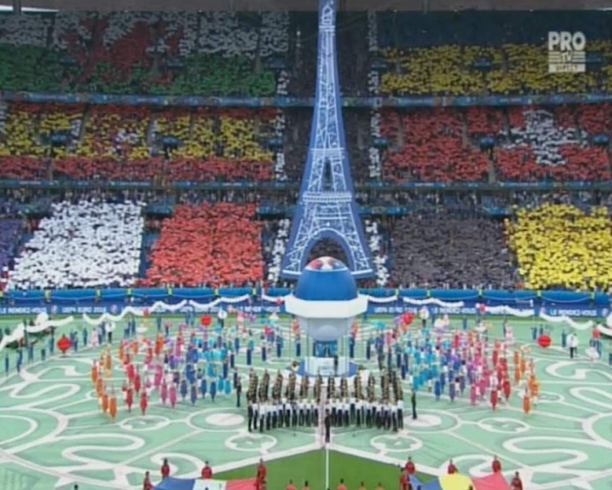 FOTO / Imagini de la ceremonia de începere a Euro 2016! Dansatorii au avut numai trei zile la dispoziţie pentru repetiţiile pe teren