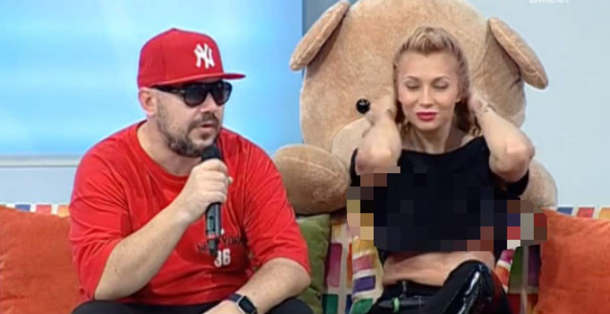 A venit fără sutien la Tv, iar când şi-a ridicat mâinile s-a văzut asta! Lora, Lora... treci în tabăra "păcătoaselor"?!