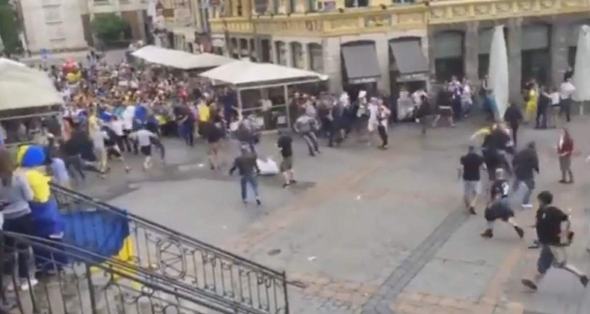 VIDEO / Violenţele nu se mai opresc la EURO 2016! Germanii şi ucrainenii s-au bătut la Lille!
