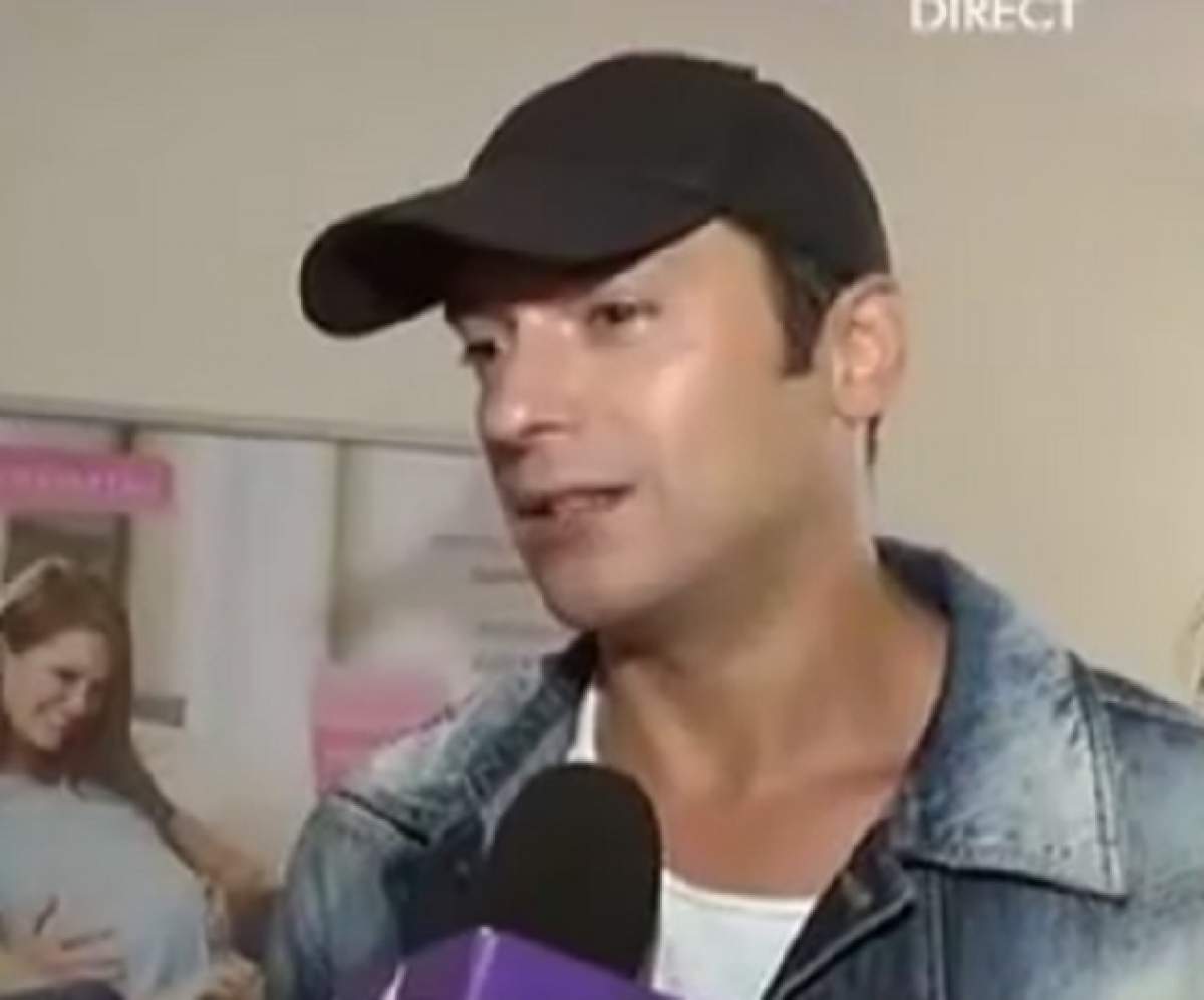 VIDEO / Radu Vâlcan, tătic emoţionat şi transpirat înainte de externarea soţiei! De ce au ales numele "Alexandru"