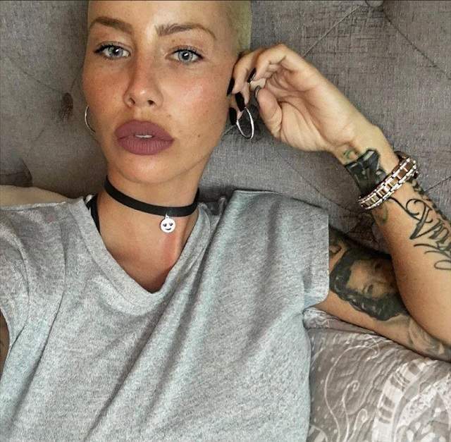 FOTO / Apariţie care lasă de dorit! Amber Rose, fără sutien şi cu pantaloni mult prea strâmţi