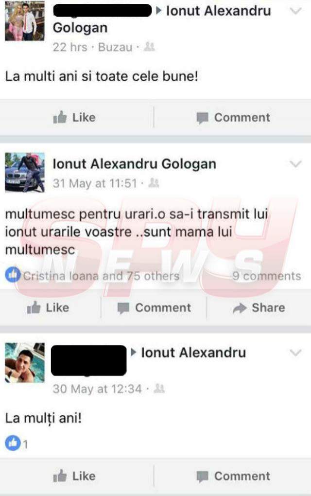 Ce a apărut pe pagina de Facebook a lui Ionuţ Gologan, românul condamnat la moarte în Malaezia, după ce tatăl lui a declarat că scapă de pedeapsă