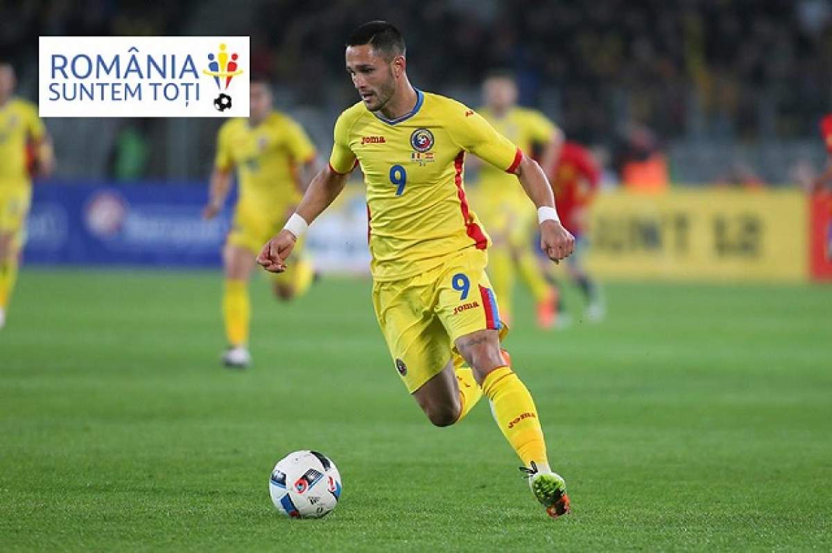 ALARMĂ la echipa naţională! Florin Andone s-a accidentat în timpul amicalului cu Georgia şi a fost dus la spital. Care e starea atacantului