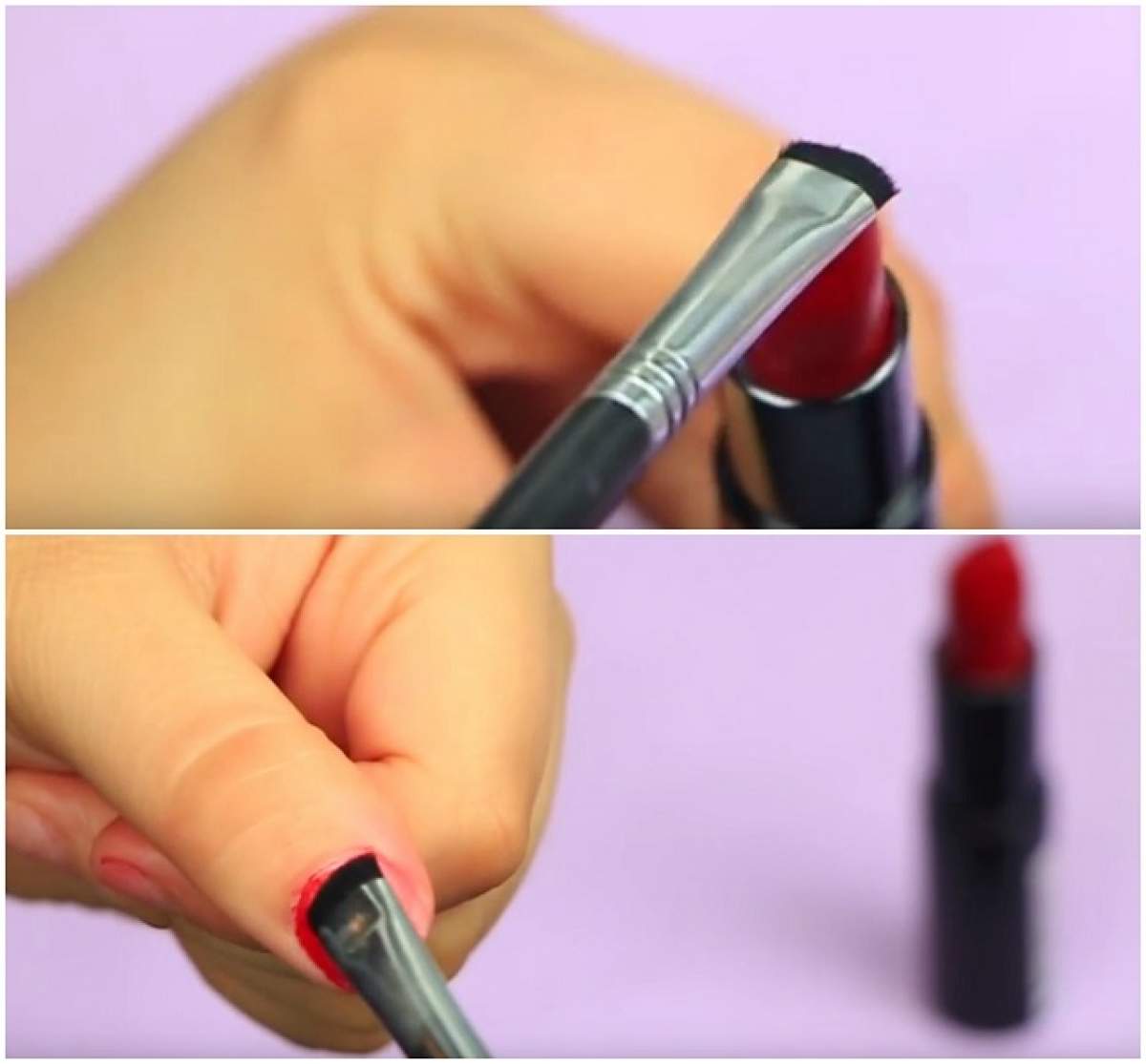 VIDEO / A luat pensula şi a aplicat ruş roşu pe unghii! Rezultatul te va face să renunţi la ojă
