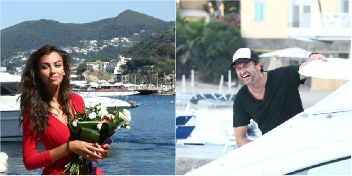 FOTO / Mădălina Ghenea a dat nas în nas cu fostul iubit! Focoasa actriţă româncă şi Gerard Butler, invitaţi la acelaşi  eveniment