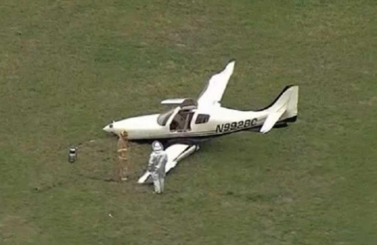 Avion prăbuşit la Braşov! "Avionul a luat foc la contactul cu solul"