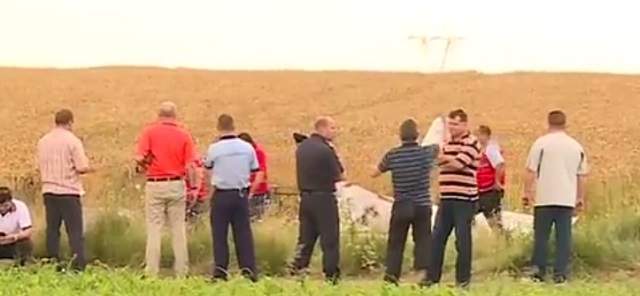 VIDEO / Primele imagini de la locul tragediei aviatice din Braşov!