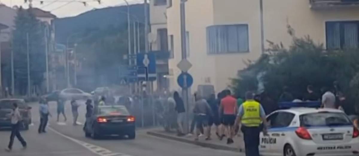 VIDEO / Lumea fotbalului este în stare de şoc! Măcel între sloveni şi slovaci!