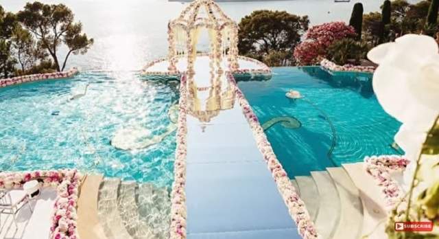 VIDEO / Fiica unui mogul rus şi nepotul omului de încredere al lui Gaddafi, nuntă IMPRESIONANTĂ pe Riviera Franceză! Imagini desprinse parcă din poveşti