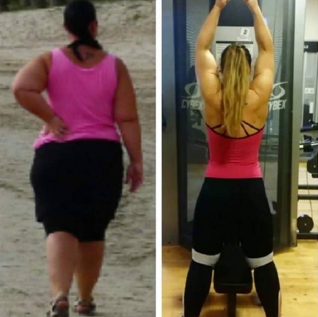 FOTO / S-a căsătorit cu antrenorul de fitness, iar viaţa i s-a schimbat complet! Transformarea unei femei de 146 de kilograme, care a slăbit 76