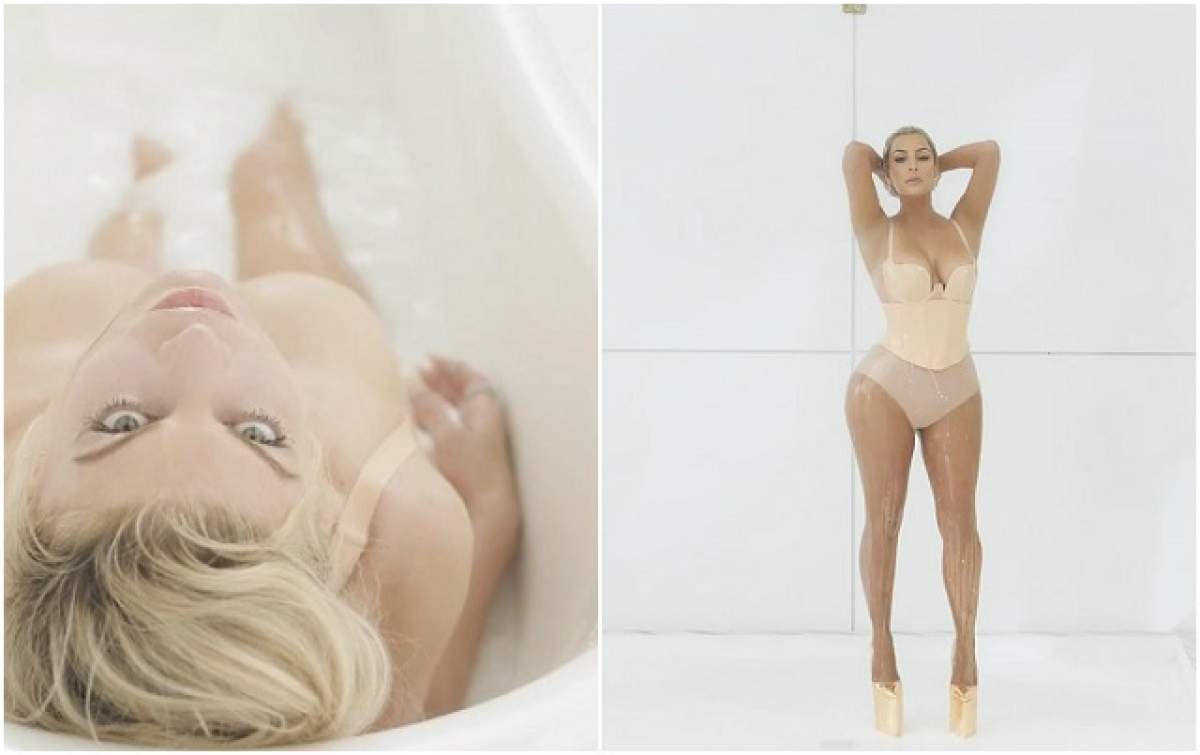 FOTO / Kim Kardashian şi Chrissy Teigen, baie în lapte! Cele două vedete au pozat în ipostaze demne de filmele pentru adulţi