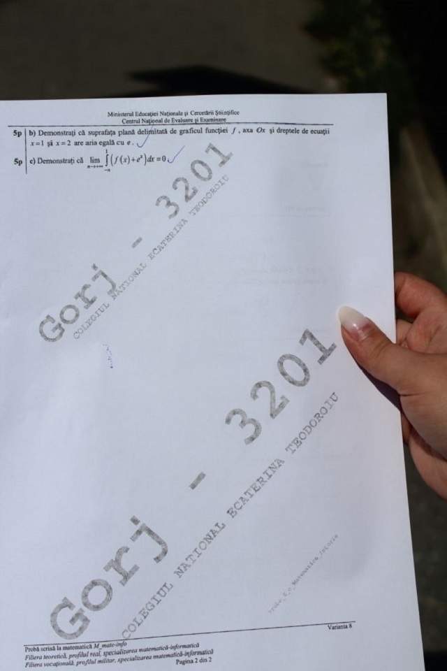 BACALAUREAT 2016! Subiectele la MATEMATICĂ. Tu ai fi trecut Bac-ul?