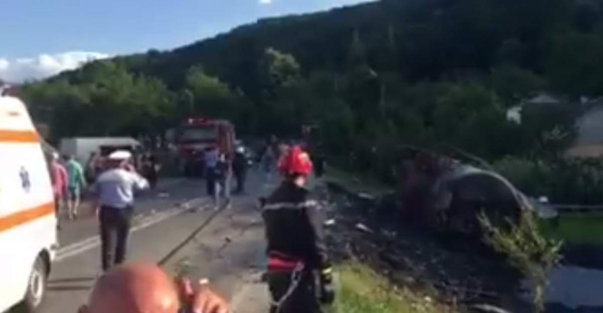 ACCIDENT MORTAL! O autocisternă a lovit un autoturism şi o autoutilitară! O persoană a murit pe loc