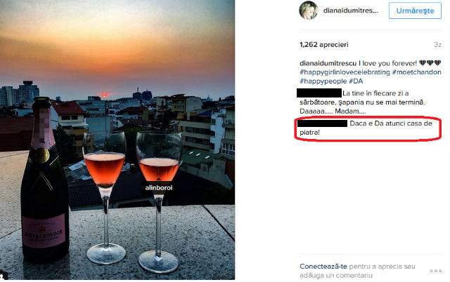 Diana Dumitrescu i-a spus "DA" lui Alin Boroi? Apropiații au felicitat-o imediat: "Casă de piatră"