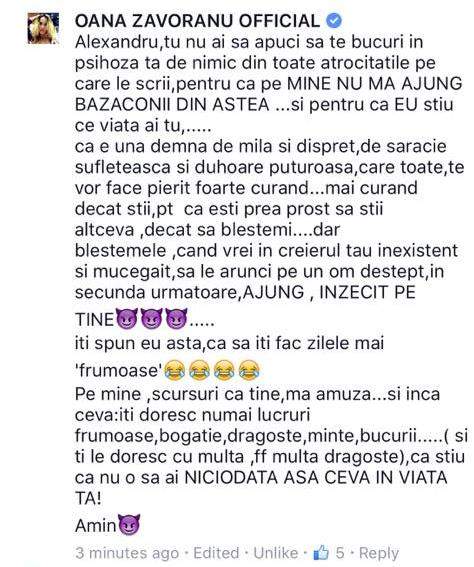 Oana Zăvoranu, scandal de zile de mari. Şi-au aruncat vorbe grele