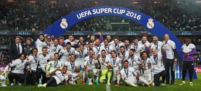 VIDEO / Real Madrid a câştigat Supercupa Europei! La finalul meciului, Zinedine Zidane a avut parte de o surpriză uriaşă!