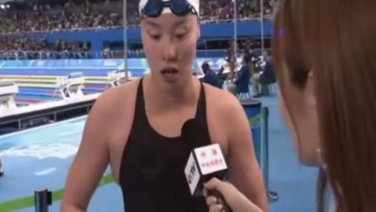 VIDEO / A crezut că a fost ”praf” la Jocurile Olimpice de la Rio, dar s-a înșelat! Reacția amuzantă a unei înotătoare care a câștigat medalia de bronz