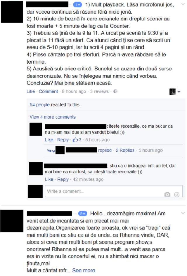 VIDEO / Ce a apărut pe Instagramul Rihannei imediat după ce a coborât de pe scena din Piaţa Constituţiei! Mesajul care le-a dat fiori fanilor