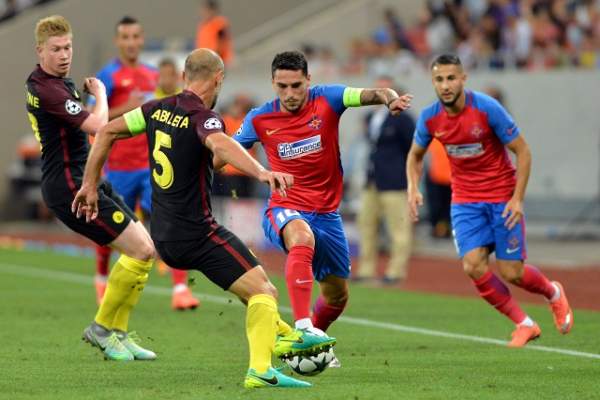 FOTO & VIDEO / Liga Campionilor, manșa tur a play-off-ului: Steaua a fost umilită de Manchester City! Aroganță supremă a dinamoviștilor!