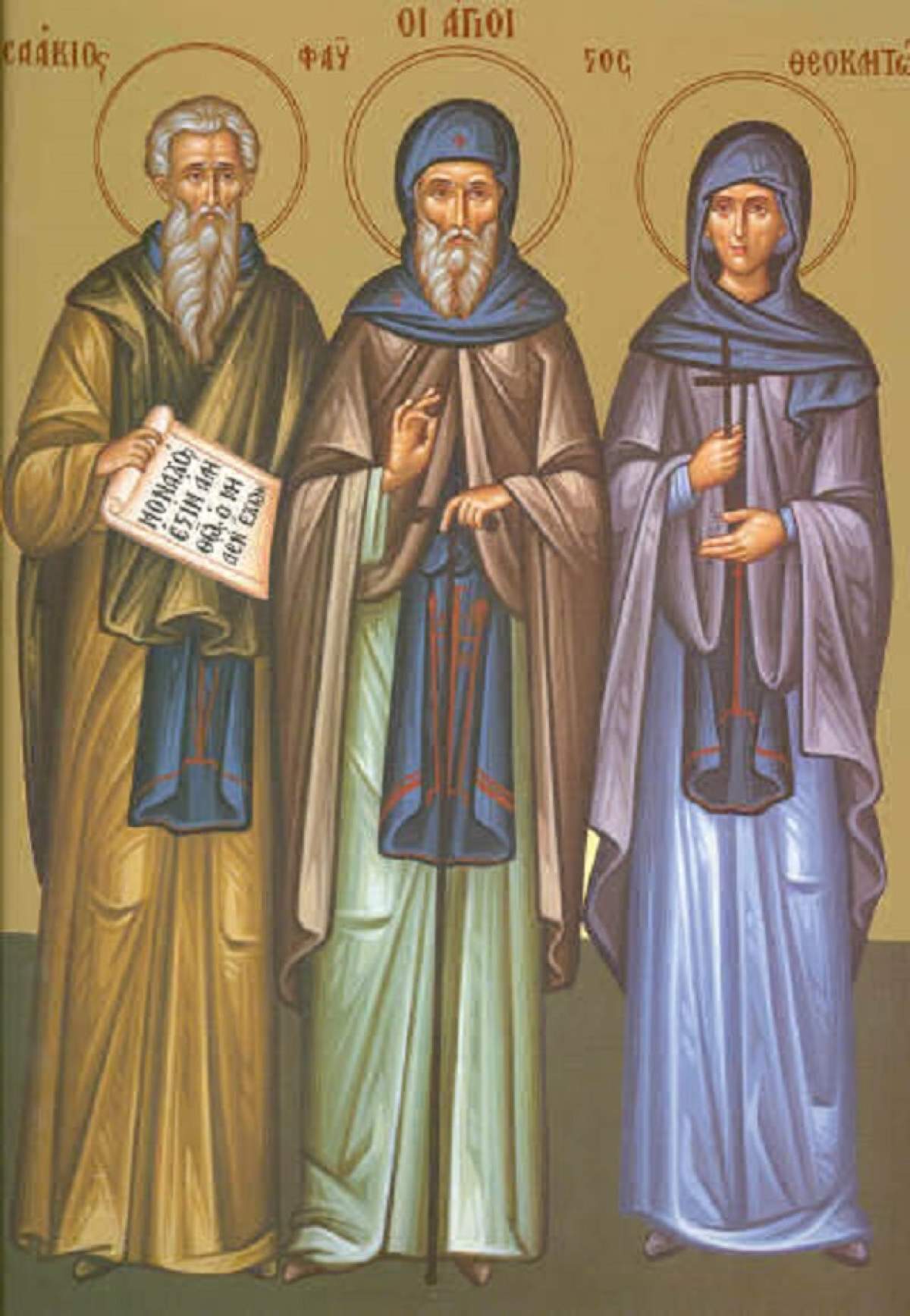 E sărbătoare astăzi! Creştinii îi prăznuiesc pe Sfinţii Cuvioşi Isachie, Dalmat şi Faust