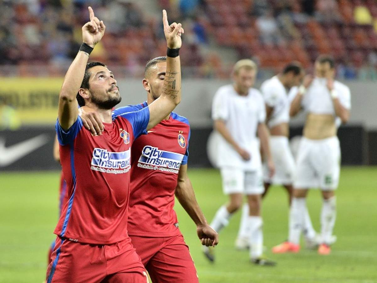 VIDEO / Steaua s-a calificat în play-off-ul Ligii Campionilor! Vicecampioana României a trecut de Sparta Praga, 2-0, în manșa a doua a turului al III-lea preliminar! Gigi Becali încasează o sumă uriașă de bani!