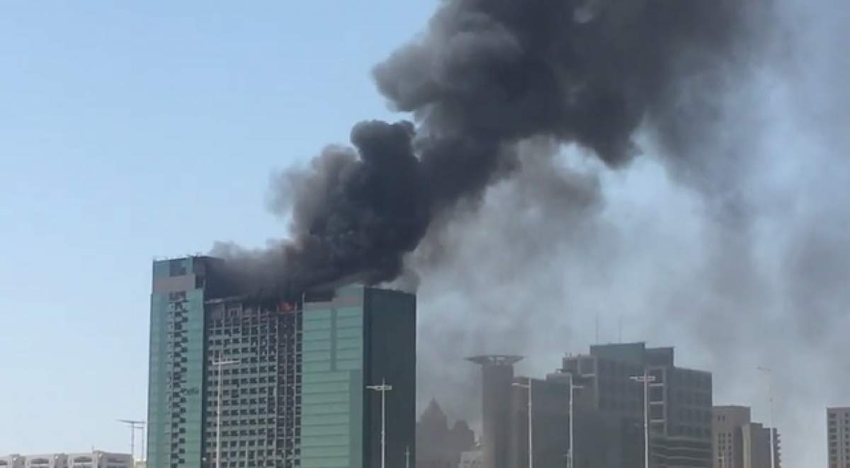 VIDEO / Incendiu de proporții în Abu Dhabi! Sute de persoane au fost evacuate