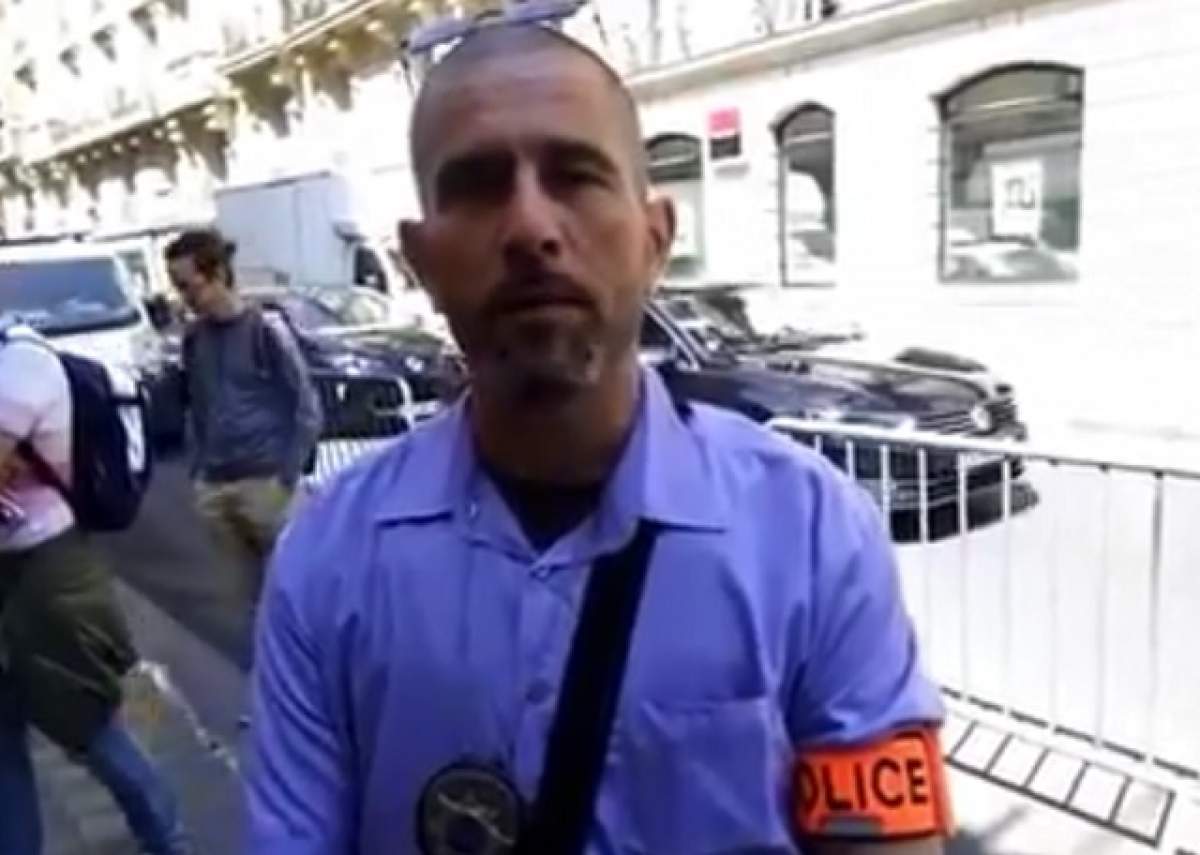 VIDEO / Românii au ajuns de râsul "curcanilor" din Franţa! Gestul scandalos făcut de un om al legii