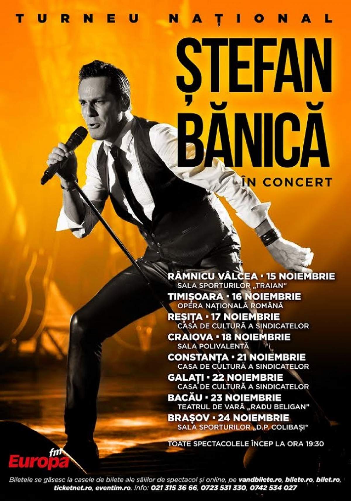 VIDEO / Ștefan Bănică pregătește o toamnă rock’n’roll ! Turneu național - 8 orașe
