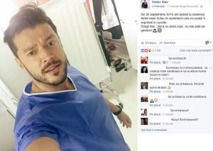 Ce a apărut pe pagina de Facebook a lui Victor Slav după ce a anunţat că Bianca Drăguşanu a născut