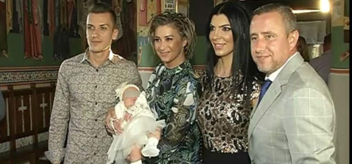 VIDEO & FOTO / Primele imagini de la botezul de diamant al fiicei Andreei Tonciu! Vedeta, speriată în biserică? Motivul te va face să plângi