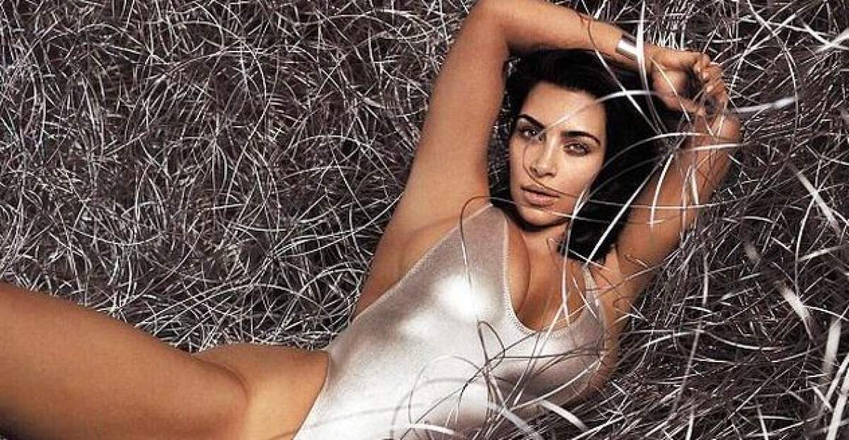 Numai Kanye West o vede așa! Kim Kardashian, în cel mai decupat costum de baie posibil