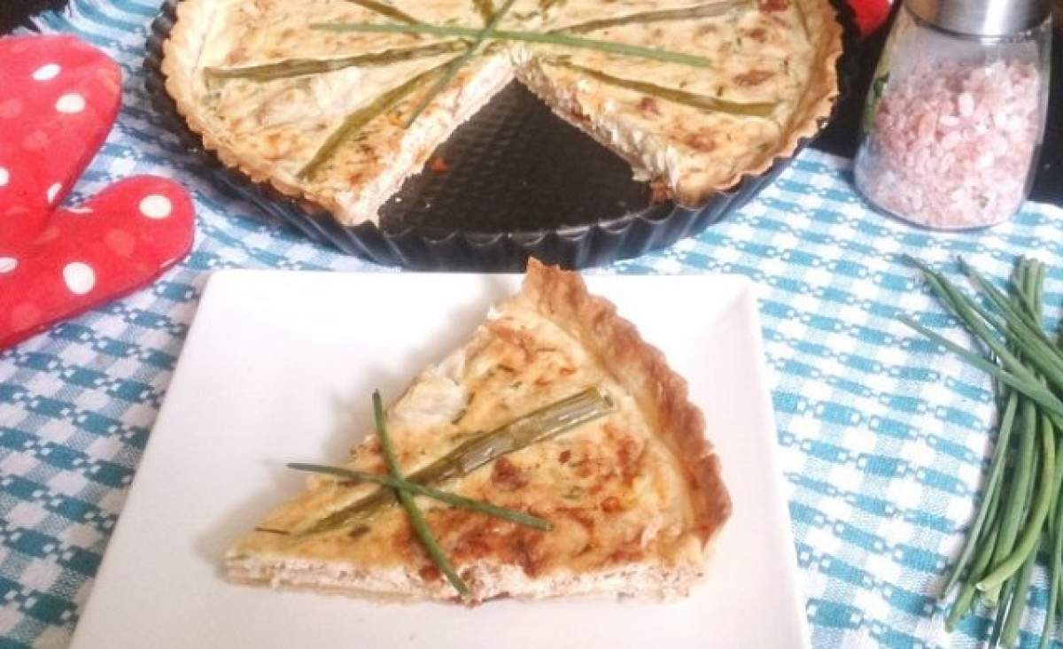 REŢETA ZILEI: Vineri - Quiche cu ton, roşii deshidratate şi sparanghel