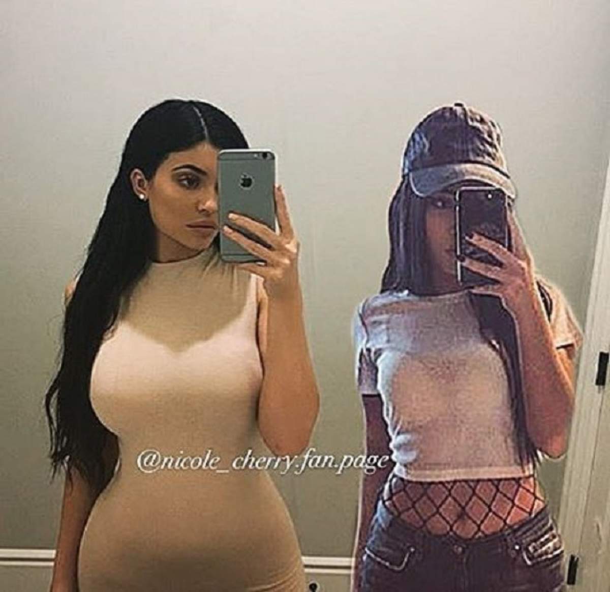 FOTO / Nicole Cherry s-a transformat în copia lui Kylie Jenner! Cântăreaţa îi imită fiecare mişcare milionarei de 19 ani