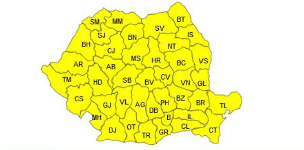 Informare meteorologică! Se anunţă intensificări ale vântului, zăpadă spulberată şi polei! Vezi zonele vizate