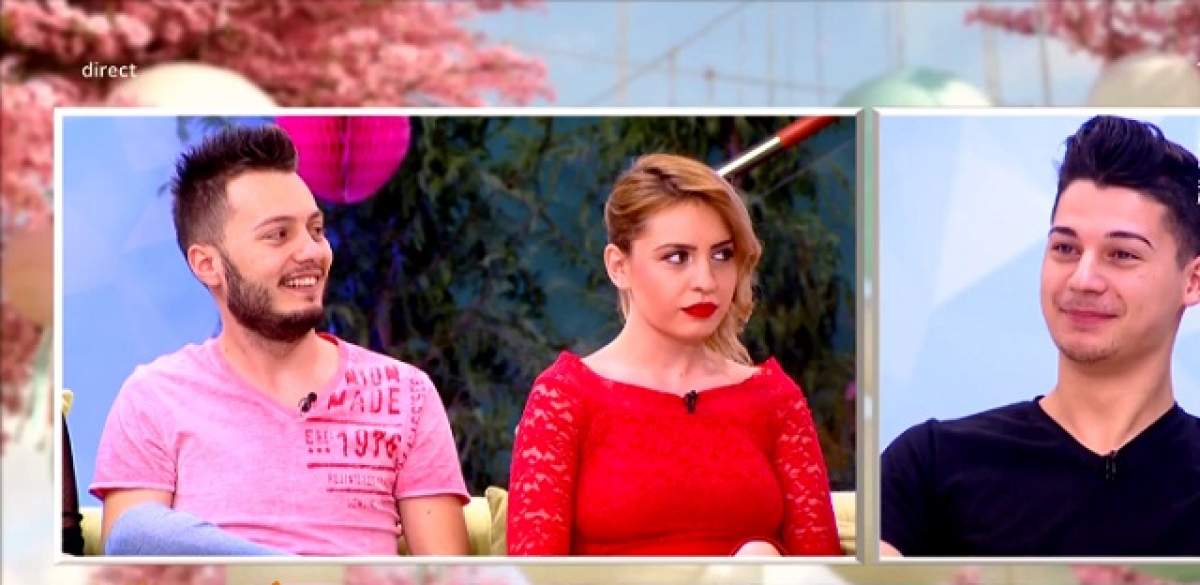 FOTO / A luat-o pe nepregătite! Sărut "furat" între doi concurenţi din competiţia "Mireasă pentru fiul meu"