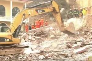 VIDEO / Un hotel din China s-a prăbuşit! 12 persoane şi-ar fi pierdut viaţa