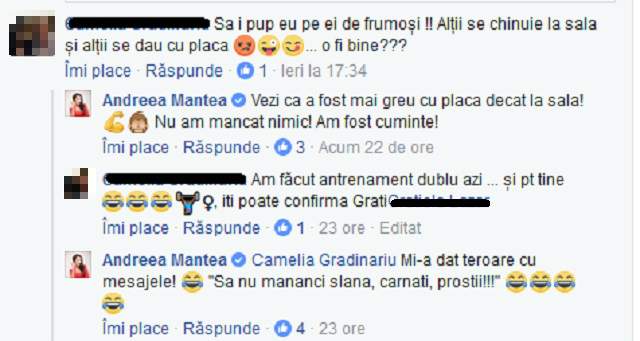 FOTO / Andreea Mantea face orice pentru a slăbi! Până unde merge prezentatoarea TV: "Nu am mâncat nimic"